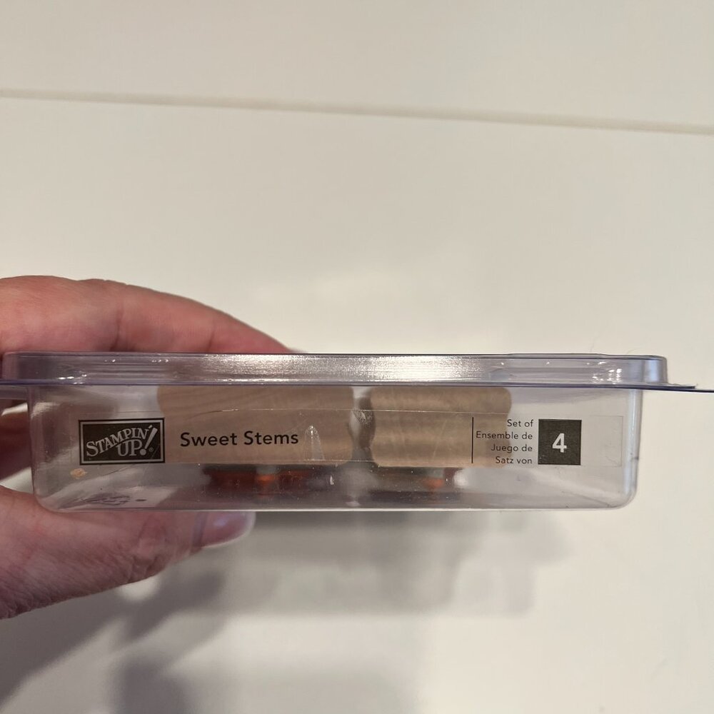 STAMPIN’ UP! “Sweet Stems” Stamp Set‎ (4-Piece) MOUNTED - Picture 2 of 2
